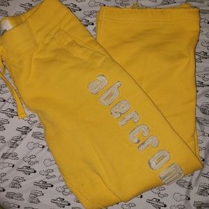 Abercrombie Kids Yellow Sweatpants